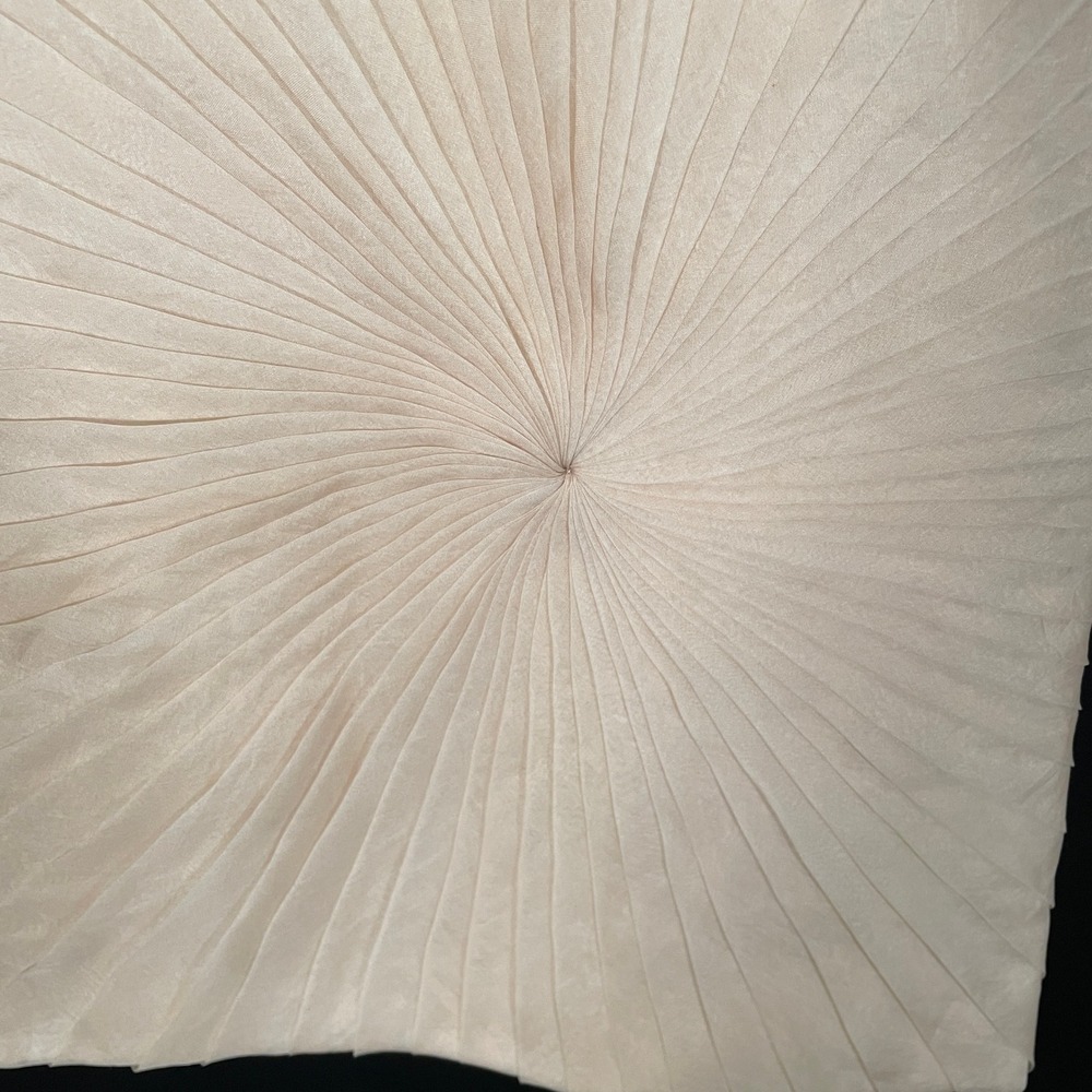 Christian Cota 100% Silk Mini Dress Sunburst Pleated Champagne Nude Cocktail 4 - Picture 3 of 7